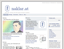 Tablet Screenshot of naklar.at